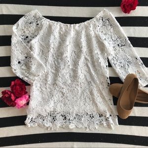 Crochet on/off shoulder top